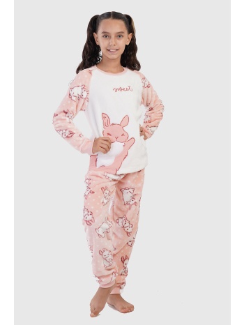 vienetta kids παιδική χειμερινή μπουκλέ πυτζάμα για κορίτσι σε προσφορά