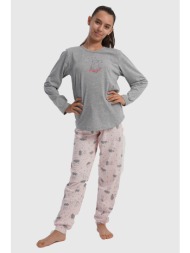 vienetta kids εφηβική χειμερινή πυτζάμα με τύπωμα για κορίτσι (7-14ετών)-503072a