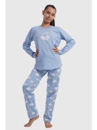 vienetta kids παιδική χειμερινή πυτζάμα φούτερ για κορίτσι `sleep more` (7-14 ετών)-503089