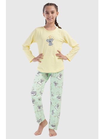 vienetta kids εφηβική χειμερινή βαμβακερή πυτζάμα `koalla` σε προσφορά
