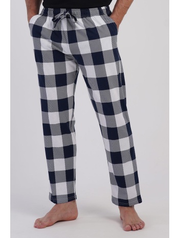 vienetta man ανδρικό βαμβακερό παντελόνι καρό plus size σε προσφορά