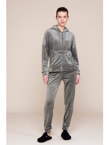 noidinotte γυναικεία χειμερινή homewear φόρμα βελουτέ με σε προσφορά