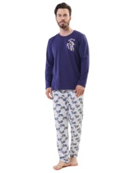 vienetta man ανδρική χειμερινή πυτζάμα `racing club`-203097