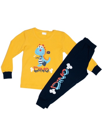 vienetta παιδική βαμβακερή φούτερ πυτζάμα `dinosaur` (3 έως σε προσφορά