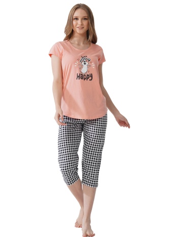 vienetta γυναικεία καλοκαιρινή βαμβακερή πυτζάμα `live σε προσφορά