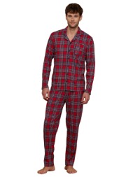 noidìnotte ανδρική καρό πυτζάμα κουμπωτή με γιακά-fc2737b