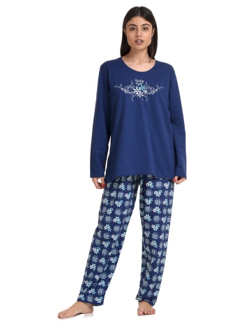 vienetta γυναικεία βαμβακερή φούτερ πυτζάμα `thinking of σε προσφορά