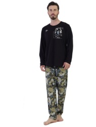 vienetta man ανδρική χειμερινή πυτζάμα `peak`-206023