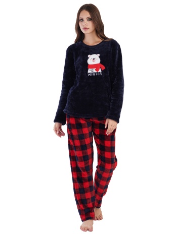 vienetta γυναικεία χειμερινή μπουκλέ πυτζάμα `ready for σε προσφορά