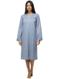 γυναικείο νυχτικό φούτερ με πατιλέτα floral-πλφ270