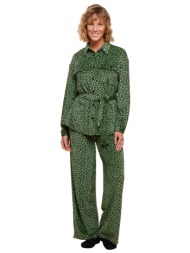 noidinotte γυναικείο χειμερινό homewear σετ βελούδινο με animal print-fa8342
