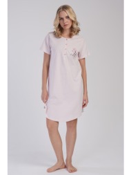 vienetta γυναικείο καλοκαιρινό βαμβακερό νυχτικό με πατιλέτα-311420b