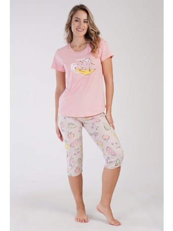 vienetta γυναικεία καλοκαιρινή βαμβακερή πυτζάμα `summer` σε προσφορά