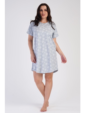 vienetta γυναικείο καλοκαιρινό βαμβακερό νυχτικό `hearts` σε προσφορά