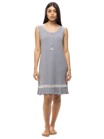 koyote γυναικείο καλοκαιρινό βαμβακερό νυχτικό με πατιλέτα σε προσφορά