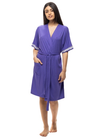 koyote γυναικεία καλοκαιρινή βαμβακερή ρόμπα rib σε προσφορά