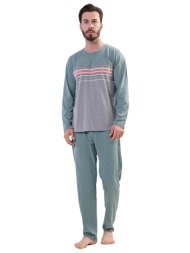 vienettaman ανδρική χειμερινή πυτζάμα plus size (1xl-4xl)-204125