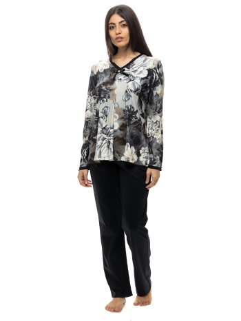 koyote γυναικεία χειμερινή πυτζάμα με v λαιμόκοψη-κγ5351a σε προσφορά