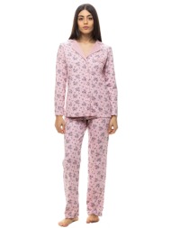 koyote γυναικεία χειμερινή πυτζάμα κουμπωτή-κγ5350a