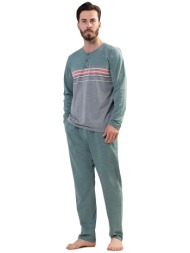 vienetta man ανδρική χειμερινή πυτζάμα με πατιλέτα-204124