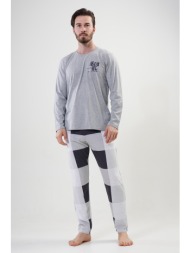 vienetta man ανδρική χειμερινή πυτζάμα `reconstruct`-203161