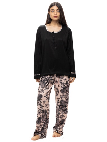 koyote γυναικεία χειμερινή πυτζάμα με πατιλέτα plus size σε προσφορά