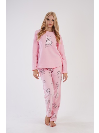 vienetta γυναικεία χειμερινή fleece πυτζάμα `live your σε προσφορά