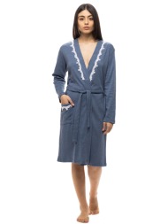 zaboo γυναικεία χειμερινή ρόμπα δετή-zb1124