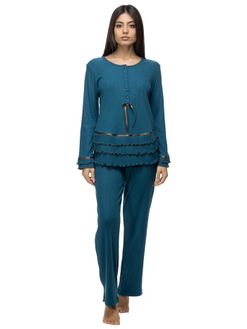 zaboo γυναικεία χειμερινή πυτζάμα με πατιλέτα-zb1117 σε προσφορά