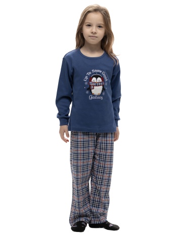 galaxy παιδική χειμερινή βαμβακερή πυτζάμα `snow it all` σε προσφορά