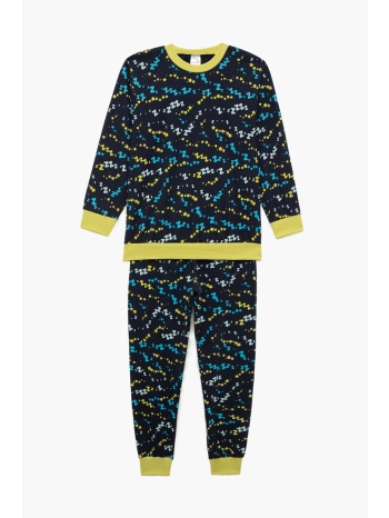 minerva παιδική χειμερινή βαμβακερή πυτζάμα `zzz` για σε προσφορά