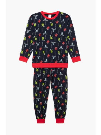 minerva βρεφική χειμερινή βαμβακερή πυτζάμα για αγόρια σε προσφορά