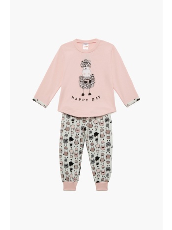 minerva βρεφική χειμερινή βαμβακερή πυτζάμα για κορίτσια σε προσφορά