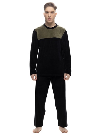 galaxy ανδρική χειμερινή βελούδινη πυτζάμα-804-24 σε προσφορά