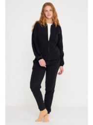 noidinotte γυναικεία fleece φόρμα με φερμουάρ-fa8921