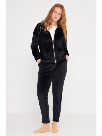 noidinotte γυναικεία βελούδινη φόρμα πολυτελείας με σε προσφορά