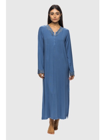 noidinotte γυναικείο χειμερινό νυχτικό modal με v λαιμόκοψη σε προσφορά