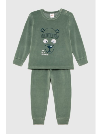 minerva βρεφική βελούδινη πυτζάμα `andventure` σε προσφορά