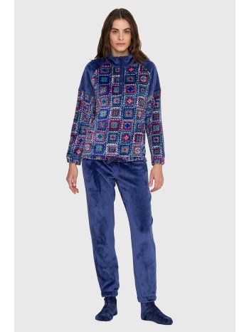 noidinotte γυναικεία χειμερινή πυτζάμα πολυτελείας μπουκλέ σε προσφορά