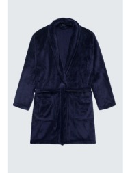 minerva ανδρική χειμερινή μπουκλέ ρόμπα δετή-71212-100