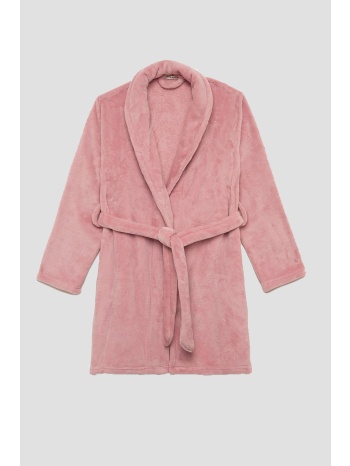minerva γυναικεία χειμερινή μπουκλέ ρόμπα δετή -53080-639 σε προσφορά