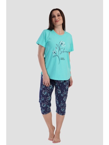 vienetta γυναικεία καλοκαιρινή βαμβακερή πυτζάμα `shine` με σε προσφορά
