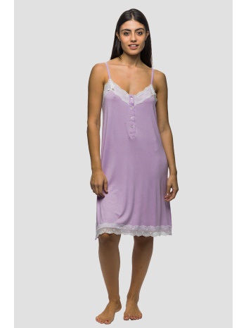 koyote γυναικείο καλοκαιρινό viscose νυχτικό με λεπτή σε προσφορά