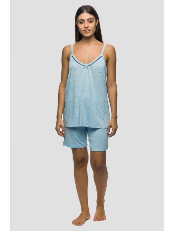 koyote γυναικεία καλοκαιρινή viscose πυτζάμα με λεπτή σε προσφορά