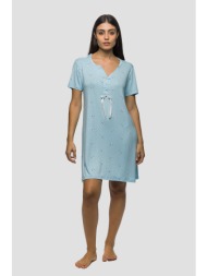 koyote γυναικείο καλοκαιρινό jersey viscose νυχτικό με πατιλέτα-κγ6315b