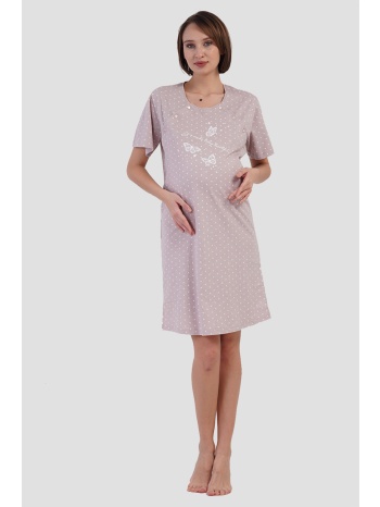 vienetta γυναικείο καλοκαιρινό βαμβακερό νυχτικό πουά σε προσφορά