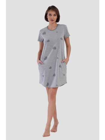 vienetta γυναικείο καλοκαιρινό νυχτικό με κοντό μανίκι plus σε προσφορά
