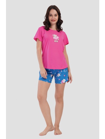 vienetta γυναικεία καλοκαιρινή βαμβακερή πυτζάμα `i love σε προσφορά