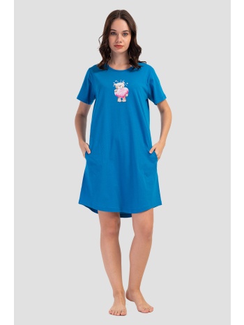 vienetta γυναικείο καλοκαιρινό βαμβακερό νυχτικό `i love σε προσφορά