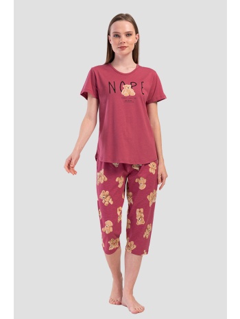 vienetta γυναικεία καλοκαιρινή βαμβακερή πυτζάμα `nope` με σε προσφορά